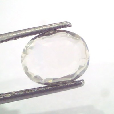 3.18 Ct Unheated Untreated Natural White Sapphire Gemstones