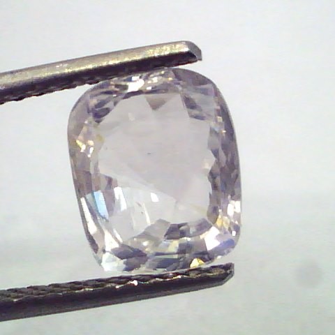 3.20 Ct Unheated Untreated Natural Ceylon White Sapphire Gems