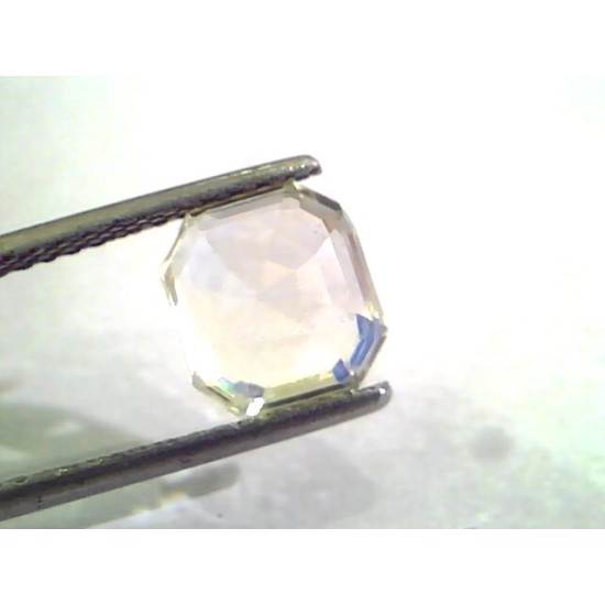 3.26 Ct Unheated Untreated Natural Premium White Sapphire Gems