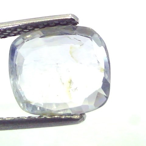 3.26 Ct Unheated Untreated Natural White Sapphire Gemstone