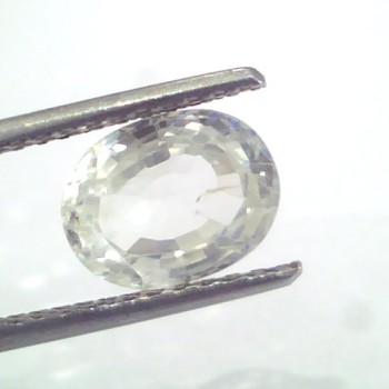 3.27 Ct Unheated Untreated Natural White Sapphire Gemstones