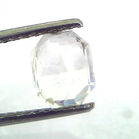 3.33 Ct Unheated Untreated Natural White Sapphire Safed Pukhraj AAA