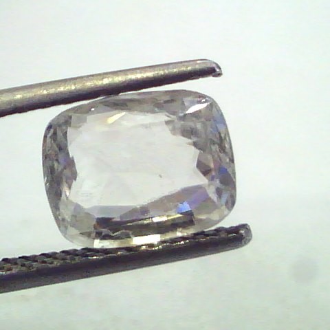 3.33 Ct Unheated Untreated Natural Ceylon White Sapphire Gems