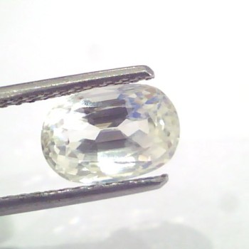 3.36 Ct Unheated Untreated Natural White Sapphire Gemstones
