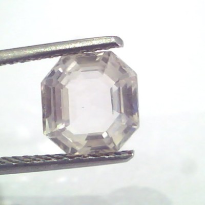 3.40 Ct Unheated Untreated Natural White Sapphire Gemstones