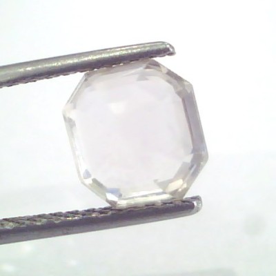 3.40 Ct Unheated Untreated Natural White Sapphire Gemstones
