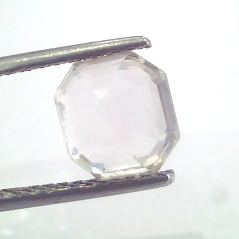 3.40 Ct Unheated Untreated Natural White Sapphire Gemstones