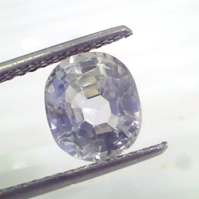 3.45 Ct Unheated Untreated Natural Ceylon White Sapphire Gems