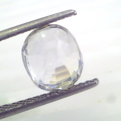 3.45 Ct Unheated Untreated Natural Ceylon White Sapphire Gems