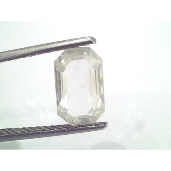 3.43 Ct Unheated Untreated Natural White Sapphire Gemstones
