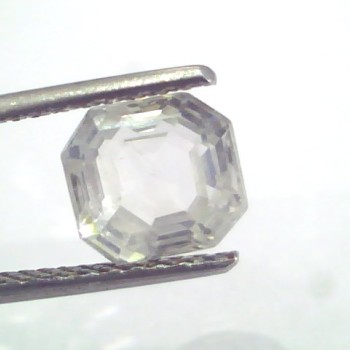 3.45 Ct Unheated Untreated Natural White Sapphire Gemstones