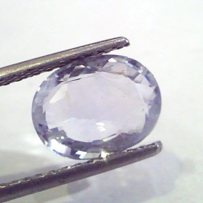 3.63 Ct Unheated Untreated Natural White Sapphire Gemstone