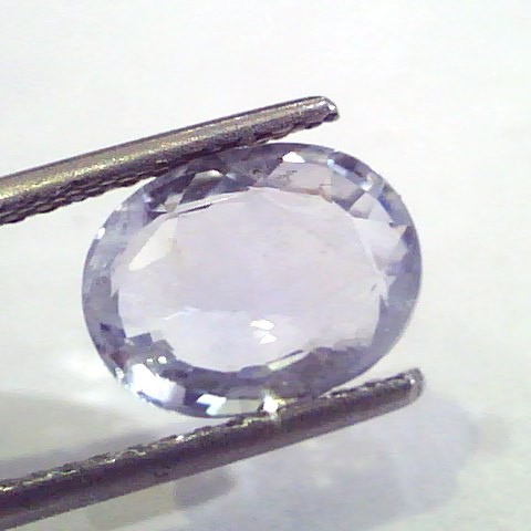 3.63 Ct Unheated Untreated Natural White Sapphire Gemstone