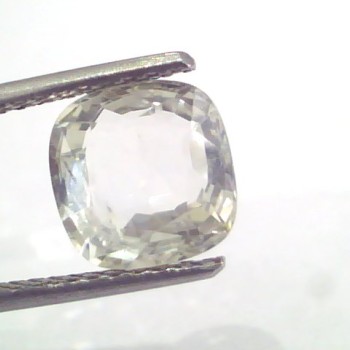 3.50 Ct Unheated Untreated Natural White Sapphire Gemstones