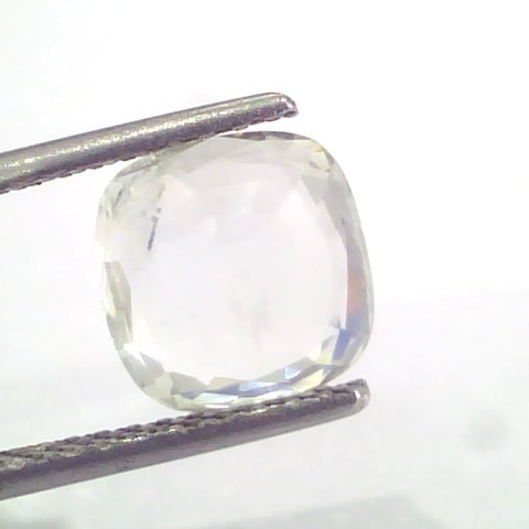 3.50 Ct Unheated Untreated Natural White Sapphire Gemstones