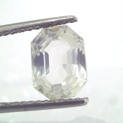 3.55 Ct Unheated Untreated Natural White Sapphire Gemstones