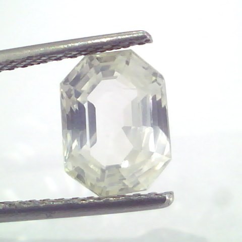 3.55 Ct Unheated Untreated Natural White Sapphire Gemstones