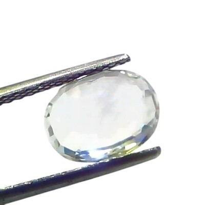 3.55 Ct GII Certified Unheated Untreated Natural Ceylon White Sapphire AAA 3.55 Ct GII Certified Unheated Untreated Natural Ceylon White Sapphire AAA