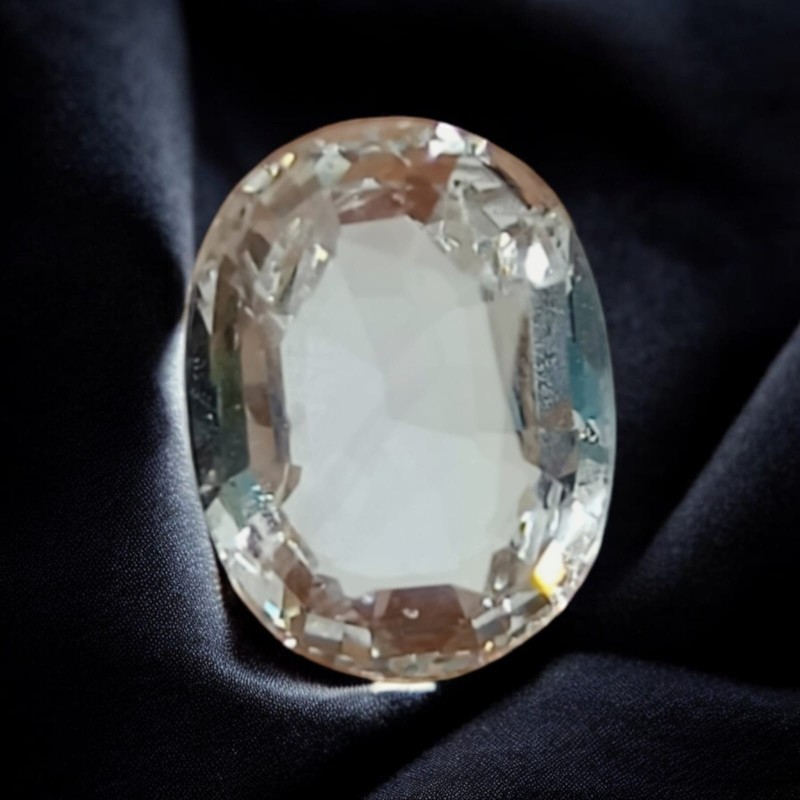 3.55 Ct GII Certified Unheated Untreated Natural Ceylon White Sapphire AAA 3.55 Ct GII Certified Unheated Untreated Natural Ceylon White Sapphire AAA