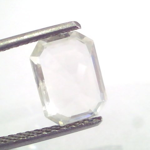 3.56 Ct Unheated Untreated Natural White Sapphire Gemstones
