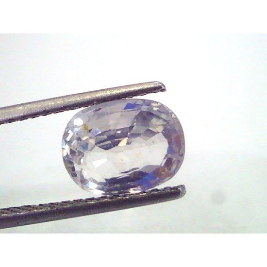 3.64 Ct Unheated Untreated Natural Ceylon White Sapphire Gems