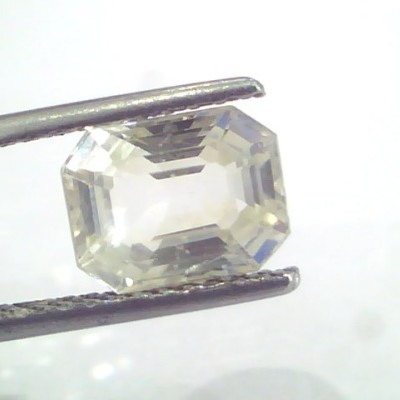 3.66 Ct Unheated Untreated Natural White Sapphire Gemstones