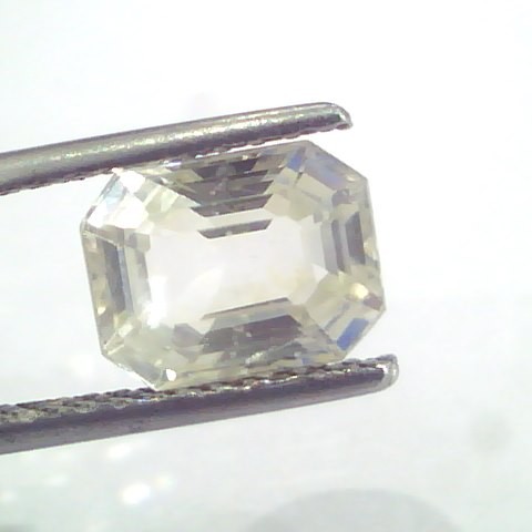 3.66 Ct Unheated Untreated Natural White Sapphire Gemstones