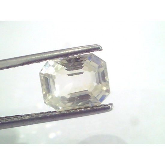 3.66 Ct Unheated Untreated Natural White Sapphire Gemstones