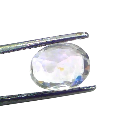 3.71 Ct Certified Unheated Untreated Natural Ceylon White Sapphire 3.71 Ct Certified Unheated Untreated Natural Ceylon White Sapphire