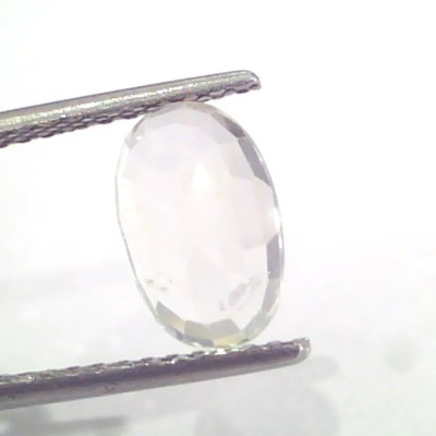 3.71 Ct Unheated Untreated Natural White Sapphire Gemstones
