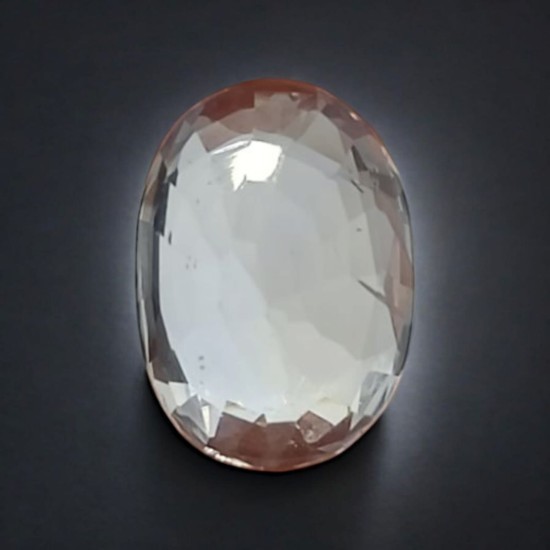 3.73 Ct GII Certified Unheated Untreated Natural Ceylon White Sapphire