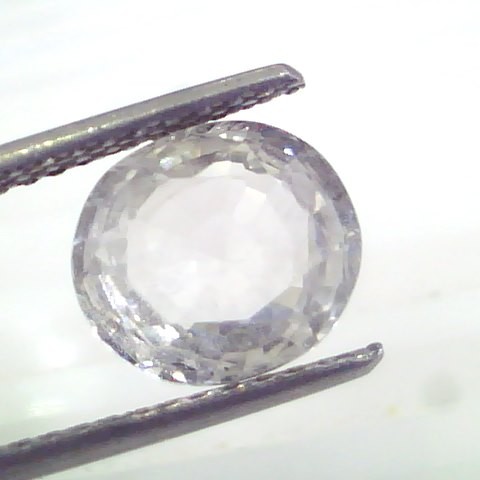 3.76 Ct Unheated Untreated Natural Ceylon White Sapphire Gems