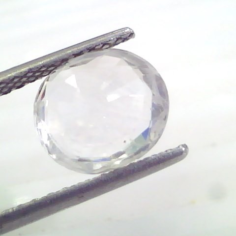 3.76 Ct Unheated Untreated Natural Ceylon White Sapphire Gems