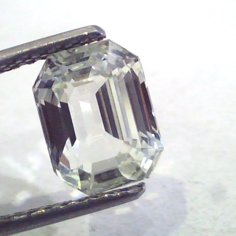 3.82 Ct Unheated Untreated Natural Premium White Sapphire Gemstone
