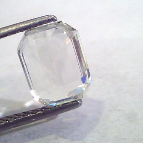 3.82 Ct Unheated Untreated Natural Premium White Sapphire Gemstone