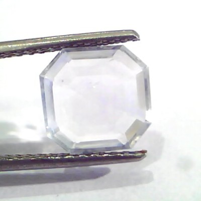 3.82 Ct Unheated Untreated Natural White Sapphire Gemstone
