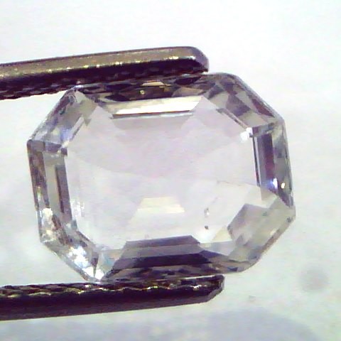 3.90 Ct Unheated Untreated Natural White Sapphire Gemstone