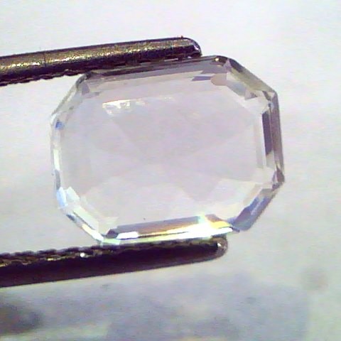 3.90 Ct Unheated Untreated Natural White Sapphire Gemstone