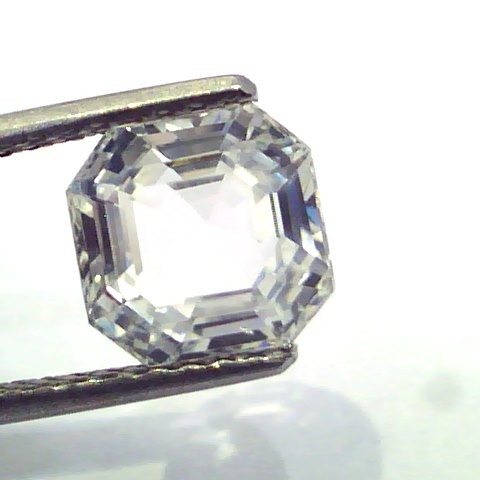 3.89 Ct Unheated Untreated Natural Premium White Sapphire Gemstone