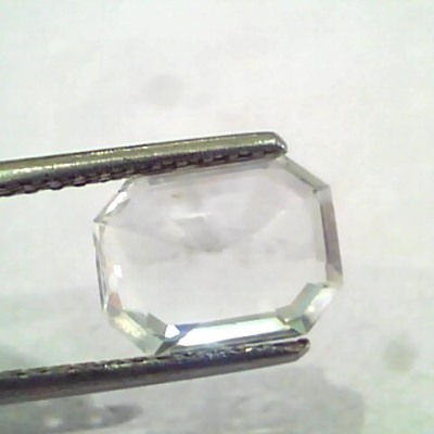 3.95 Ct Unheated Untreated Natural Certified White Sapphire Gems