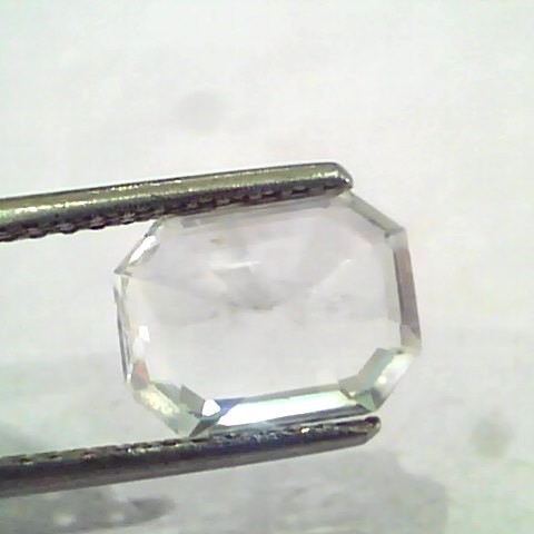 3.95 Ct Unheated Untreated Natural Certified White Sapphire Gems