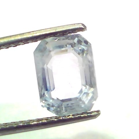 3.98 Ct Unheated Untreated Natural Ceylon White Sapphire Gemstone