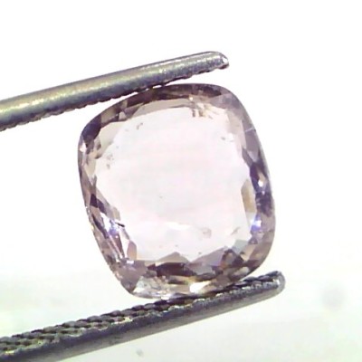 4.00 Ct Unheated Untreated Natural White Sapphire Gemstone