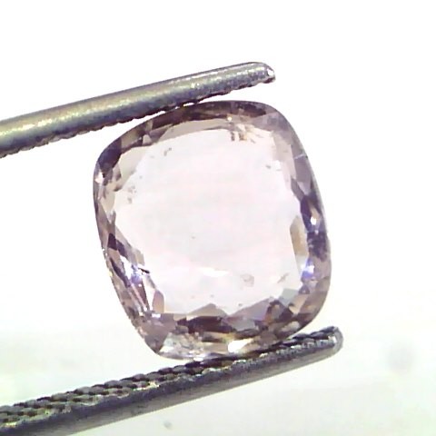 4.00 Ct Unheated Untreated Natural White Sapphire Gemstone