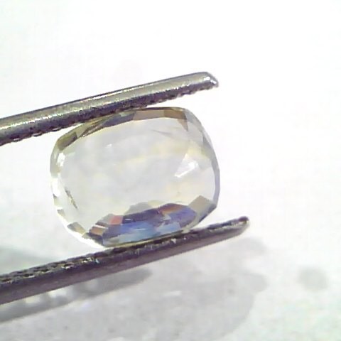 4.22 Ct Unheated Untreated Natural White Sapphire Safed Pukhraj