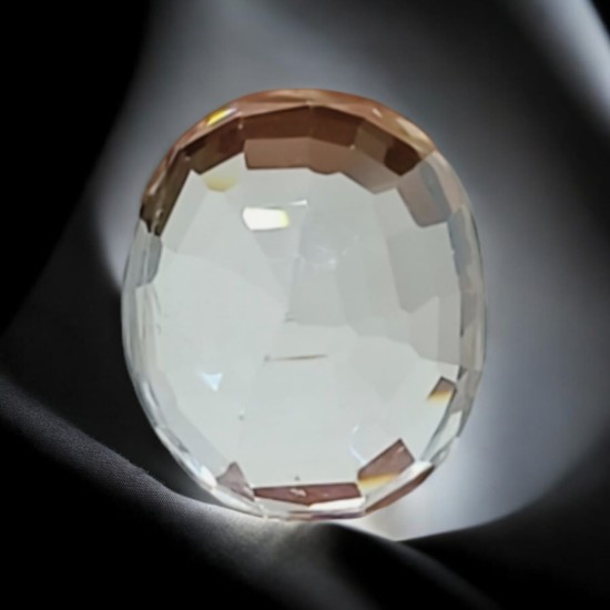 4.30 Ct GII Certified Unheated Untreated Natural Ceylon White Sapphire AA