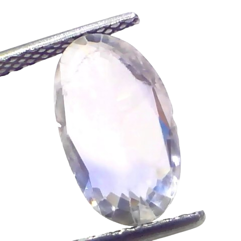 4.34 Ct Certified Unheated Untreated Natural Ceylon White Sapphire 4.34 Ct Certified Unheated Untreated Natural Ceylon White Sapphire