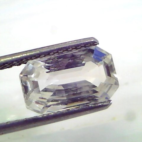 4.38 Ct Unheated Untreated Natural Ceylon White Sapphire Gems