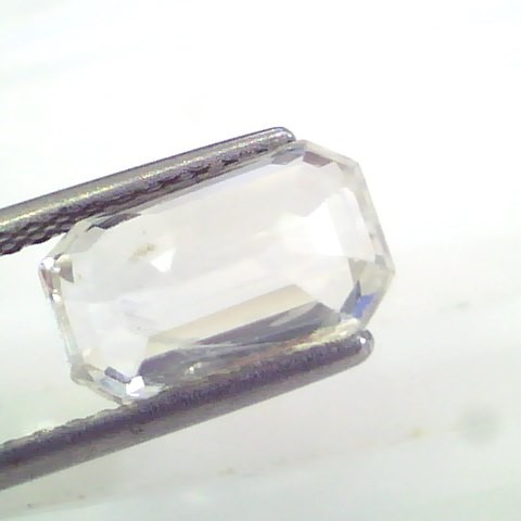4.38 Ct Unheated Untreated Natural Ceylon White Sapphire Gems