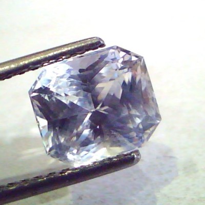 4.40 Ct Unheated Untreated Natural Premium White Sapphire Gemstone